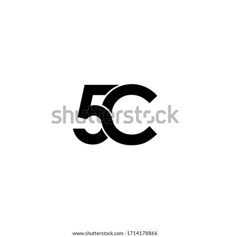 5c Letter Original Monogram Logo Design Stock Vector Royalty Free