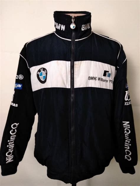 Bmw F Racing Team Racer Jacket Coat Mens L Bmw Basicjacket Jackets