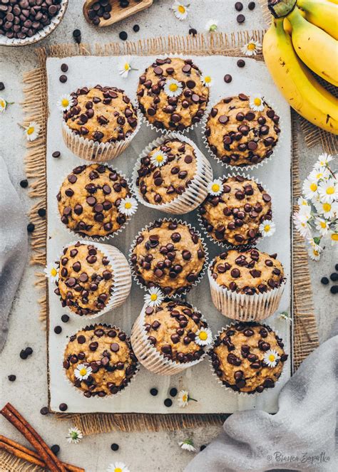 Bananen Muffins Einfach Saftig Gesund Vegan Bianca Zapatka Rezepte