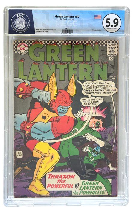 Green Lantern Egc Graded Graded Comic Catawiki