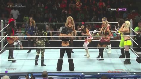 WWE Divas Halloween Battle Royal Full Match YouTube