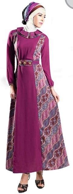 43 Model Baju Gamis Batik Terbaru Update Kombinasi Modern And Elegan