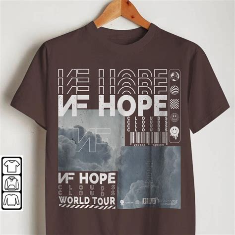 NF Rap Shirt, Y2K Hiphop 90s Vintage Merch NF Hope Tour 2023 Tickets Album Clouds sold by ...