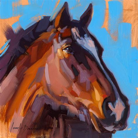 Bay Horse Art Print | Jen Brandon Studio