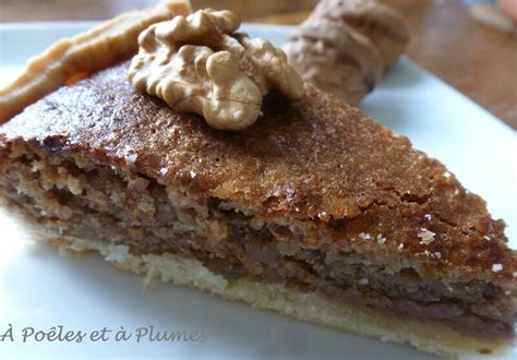 Tarte Aux Noix De Grenoble A Po Les Et Plumes