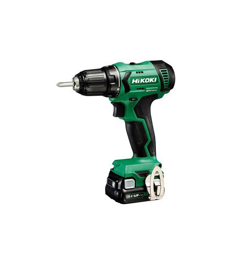 Hikoki 2 X 12V Lithium Ion 2 5 Ah Cordless Drill Driver Kit Hardware