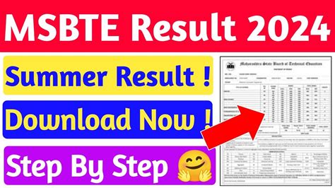 Msbte Result Msbte Summer Result Date Msbte News Youtube