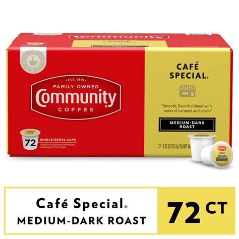 Community Coffee Cafe Special Pods For Keurig K Cups 72 Count Walmart