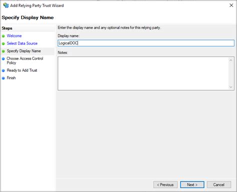 Configure Saml With Microsoft Adfs Logicaldoc Documentation