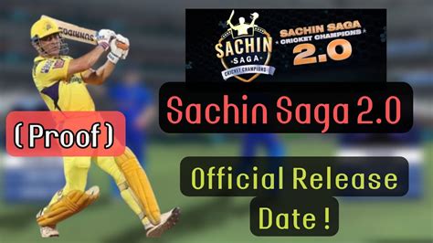 Sachin Saga Release Date Official Proof Sachin Saga Cricket