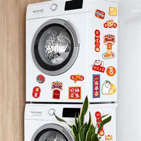 6pcs Resin Dragon Year Refrigerator Sticker Cartoon Magnetic Sticker