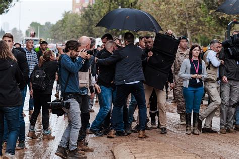 King And Queen Of Spain Insulted And Pelted With Mud By Angry Mobs In