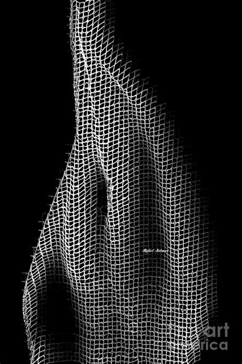 Abstract 3D Sculpture in Black and White Digital Art by Rafael Salazar ...