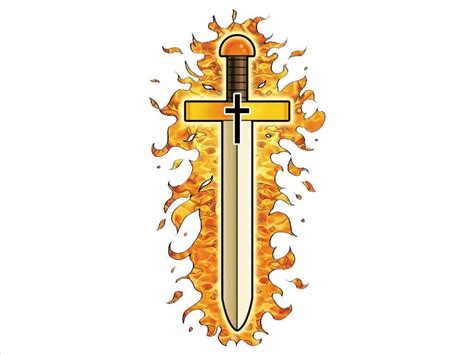 Flaming Sword Slide 17 Bible Overview Bible Images Art