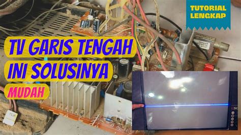 Tv Tabung Polytron Inch Lsidi Tv Garis Di Tengah Vertikal