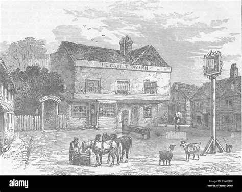 KENTISH TOWN: The "Castle" Tavern, Kentish Town Road, in 1800. London ...