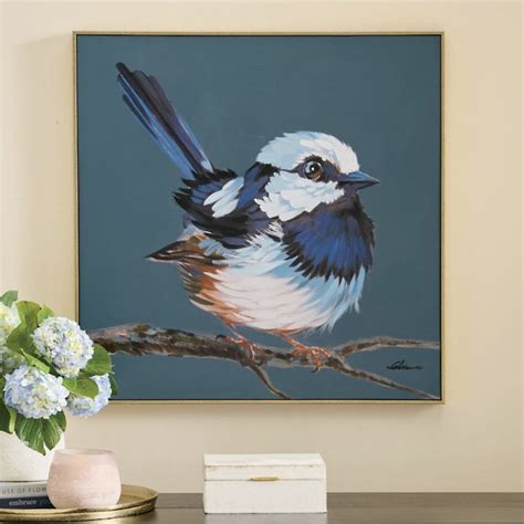 Perched Bird Canvas Wall Art | Grandin Road