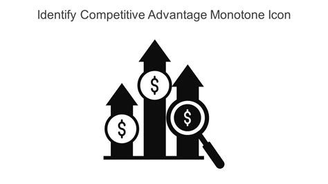 Identify Competitive Advantage Monotone Icon In Powerpoint Pptx Png And