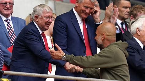 Pep Guardiola It’s An Honour To Be Alongside Sir Alex Ferguson Football News Sky Sports