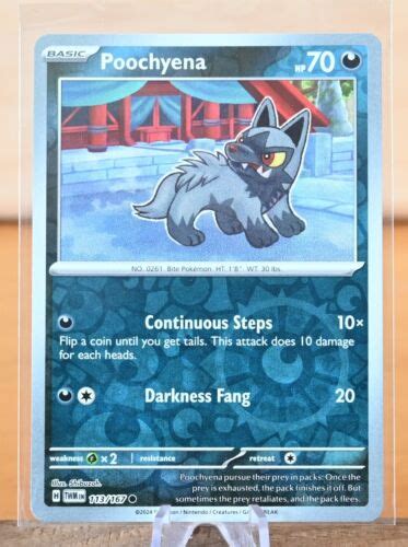 Pok Mon Tcg Poochyena Reverse Holo Twilight Masquerade