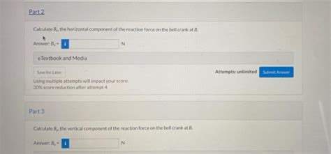 [Solved]: The bell-crank mechanism shown is in equilibrium