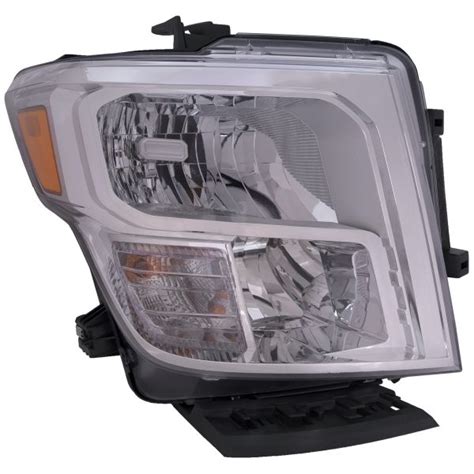 Headlight Halogen CAPA Certified Right Passenger Fits 2016 2019 Nissan