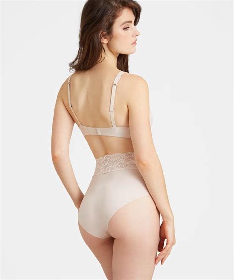 Sweetessence Culotte Taille Haute Nude Skin Femme Aubade Lingerie