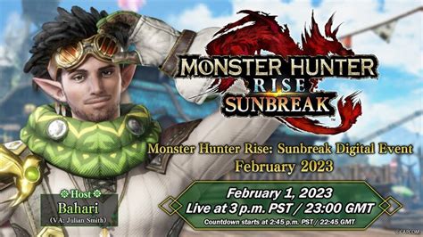 Monster Hunter Rise Sunbreak Getting Title Update On Feb Th