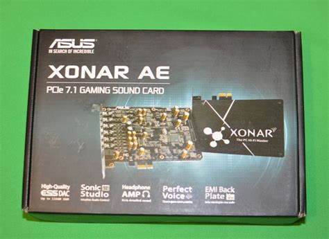 Обзор от покупателя на Звуковая карта Asus PCI E XONAR AE 7 1