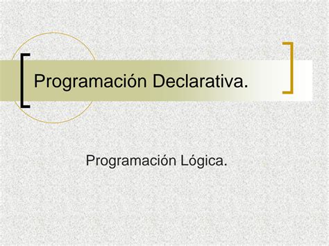 Solution Programacion Logica Declarativa Diferencias Caracteristicas Y