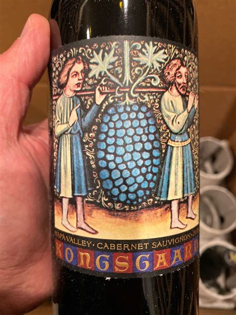 2018 Kongsgaard Cabernet Sauvignon Usa California Napa Valley