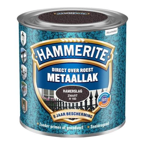 HAMMERITE HAMERSLAG ZWART H160 250 ML