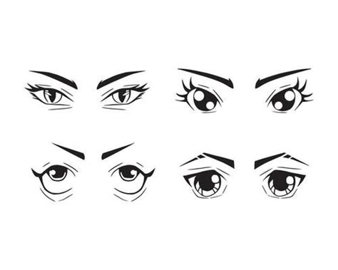 Chibi Eyes Vector Art Icons And Graphics For Free Download