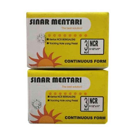 Jual Continuous Form SINAR MENTARI 3 Ply Full A4 3 PLY FULL Kota