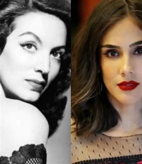 Como dos gotas de agua Así luce Sandra Echeverría como María Félix en