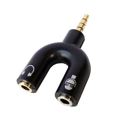 Audio Connector Mm Male To Female Headphone Mic Audio Y Splitter