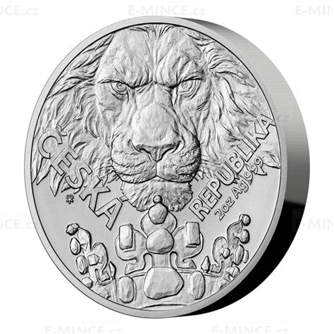 Niue Nzd Silver Oz Bullion Coin Czech Lion St E Mince