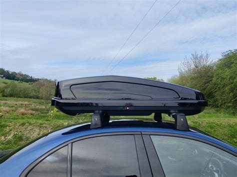 Thule Halfords Advanced L Litre Gloss Black Roof Box Keys Used