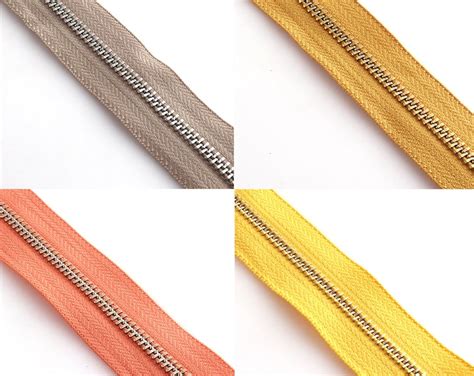 Brass Zippers Inch Closed Bottom Ykk Metal Teeth Zips Pieces