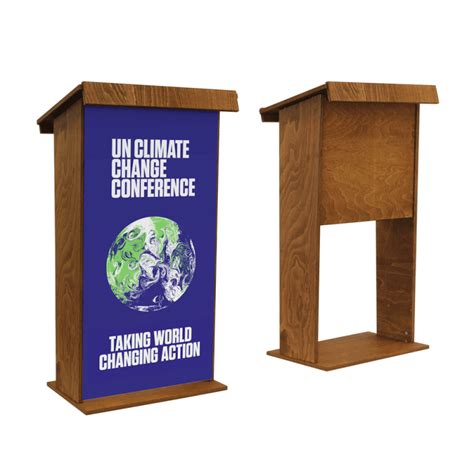 Lectern Stand For Events And Hospitality Wooden Construction