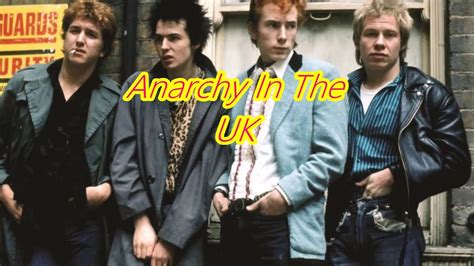 Sex Pistols Anarchy In The UK Lyrics YouTube