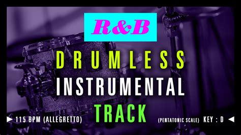 🥁🥁🥁 Randb Pop Backing Track For Drummers Groovy Drumless Instrumental By Mfasol Up Tempo