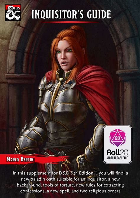 Inquisitors Guide Pdf Roll20 Bundle Dungeon Masters Guild