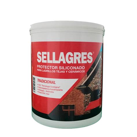 Protector Silicona Sellagres Ladrillos Tejas Lts Petrilac