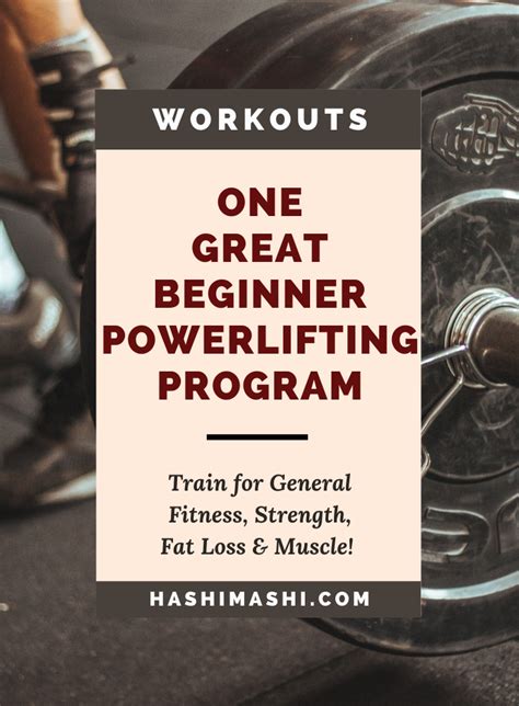 Best beginner powerlifting program for fitness and strength – Artofit