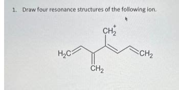 Answered: Draw four resonance structures of the… | bartleby