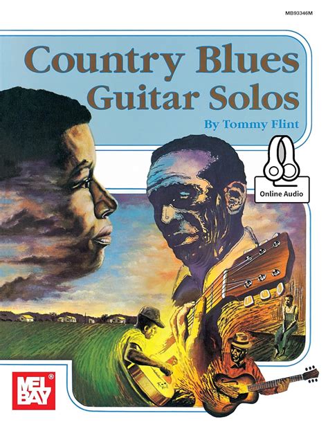 Country Blues Guitar Solos Ebook Flint Tommy Books