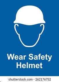 Wear Helmet Sign Images Stock Photos D Objects Vectors