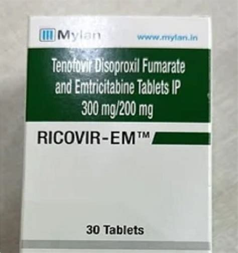 Ricovir Em Tablets Treatment Hiv Mg At Rs Bottle In New