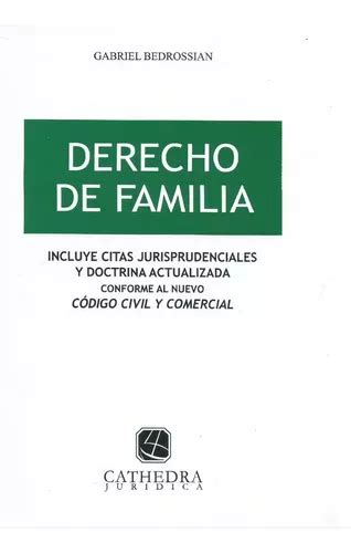 Derecho De Familia Bedrossian Mercadolibre